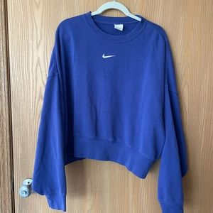 Purple Nike crew neck